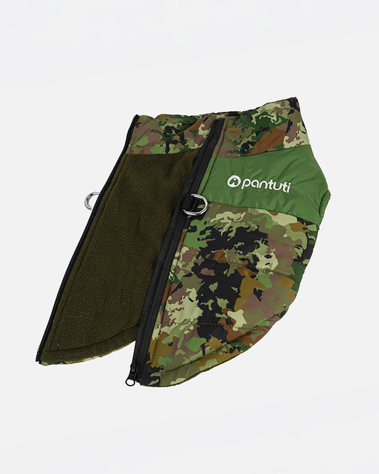 Dog jacket fastened on the back with a BAMBI deer motif