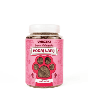 Dog treat for trainers beef UNISZKI PODAJ ŁAPĘ 210g