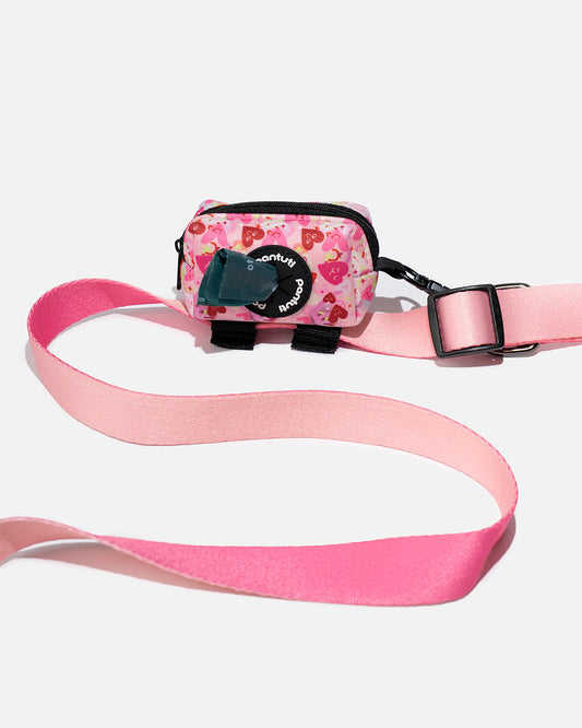 AMORE heart-patterned dog poop bag dispenser