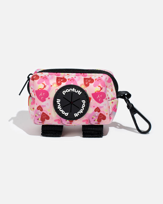 AMORE heart-patterned dog poop bag dispenser