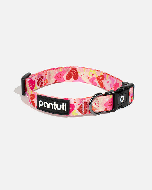 Dog collar with hearts AMORE
