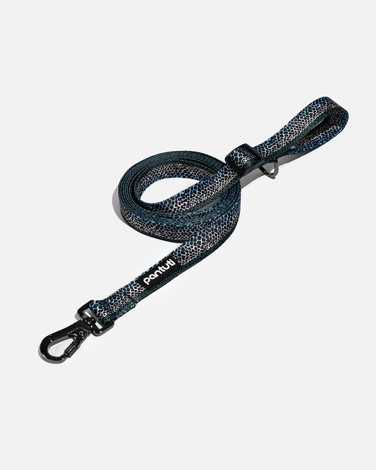 Adjustable dog leash Mamba snake pattern