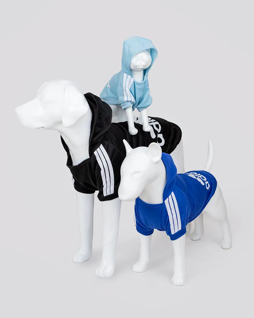 Hunde-Kapuzenpullover "ADIDOG"