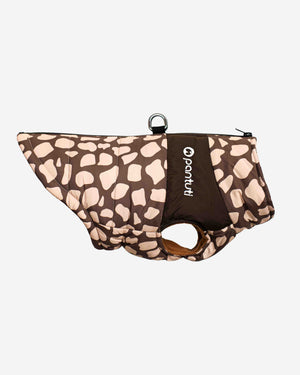 Dog jacket fastened on the back with a BAMBI deer motif