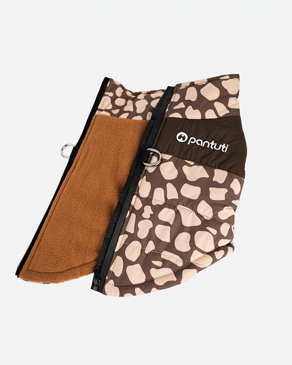 Dog jacket fastened on the back with a BAMBI deer motif