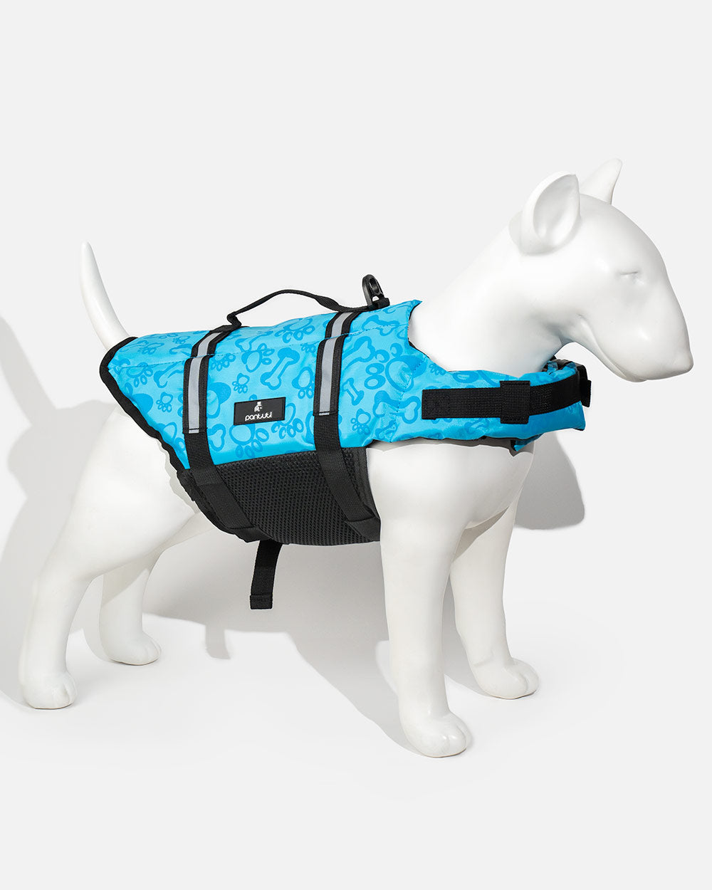 Hundeschwimmweste "BONO" – mit Griff & Reflex, Größen XXS–XXL