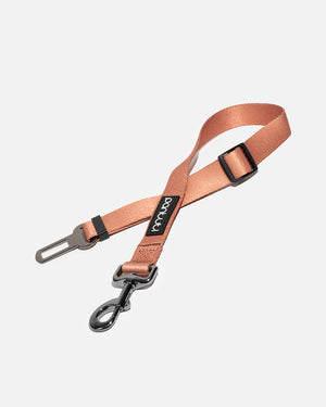 Brown FRAPPE car seat belts for dogs