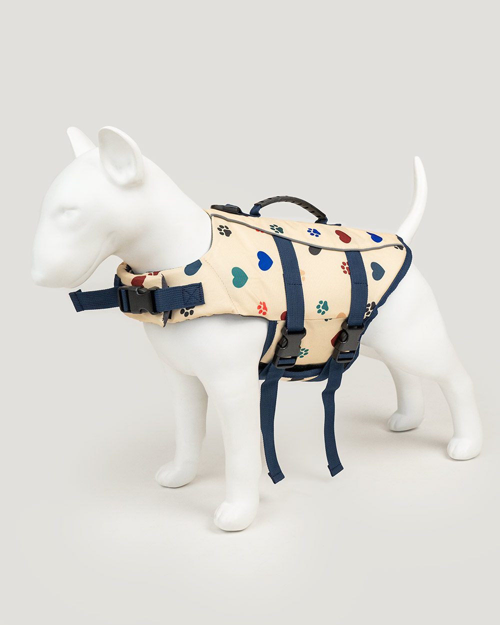 Hundeschwimmweste "MANILA" – mit Griff & Reflex, Größen XS–XL