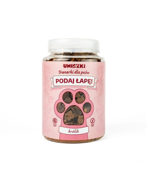 Dog treat for trainers rabbit UNISZKI PODAJ ŁAPĘ 210g